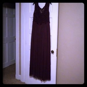 Nwt  David's bridal plum dress